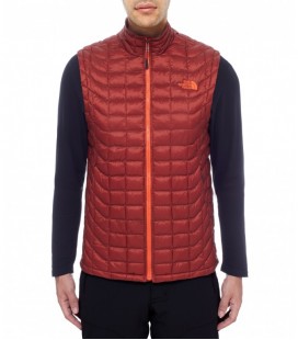 The North Face Thermoball Vest Brick House Red/Acrylic Orange (M)