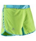 SALOMON AGILE SHORT Green Flash/ Blue Bird (W)