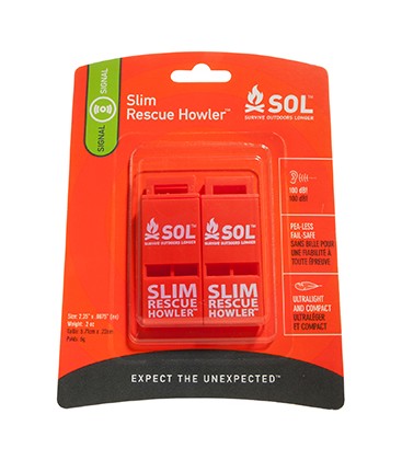 PACK SIFFLET 100 DB/ SLIM RESCUE HOWLER 2 PACK