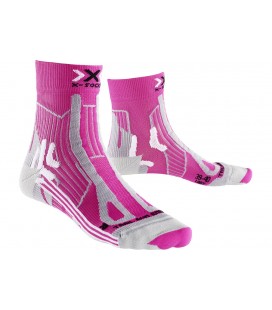 X-SOCKS TRAIL RUN ENERGY ROSE/GRIS (W)