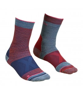 ORTOVOX ALPINIST MID SOCKS HOT CORAL (W)