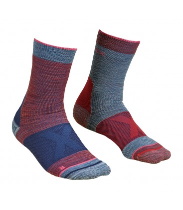 ORTOVOX ALPINIST MID SOCKS HOT CORAL (W)