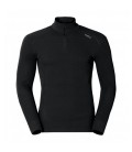 ODLO WARM BASELAYER MANCHES LONGUES À COL ROULÉ BLACK (M)