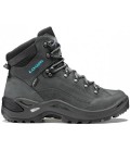 LOWA RENEGADE III GTX MID ANTHRACITE/TURQUOISE (W)