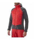 MILLET HYBRID NEEDLES HOODIE ROUGE/TARMAC (M)