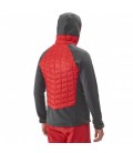 MILLET HYBRID NEEDLES HOODIE ROUGE/TARMAC (M)