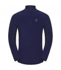 ODLO PULL 1/2 ZIP ROYALE SODALITE BLUE/DIVING NAVY-STRIPES (M)