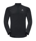 ODLO COUCHE INTERMÉDIAIRE 1/2 ZIP ZEROWEIGHT WARM BLACK (M)