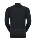 ODLO COUCHE INTERMÉDIAIRE 1/2 ZIP ZEROWEIGHT WARM BLACK (M)