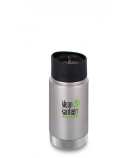 KLEAN KANTEEN INSULATED WIDE 12oZ/355ml BRUSHED STAINLESS