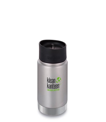 KLEAN KANTEEN INSULATED WIDE 12oZ/355ml BRUSHED STAINLESS