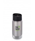 KLEAN KANTEEN INSULATED WIDE 12oZ/355ml BRUSHED STAINLESS