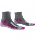 X-SOCKS TREK OUTDOOR LOW LADY ANTHRACITE/FUSHIA (W)