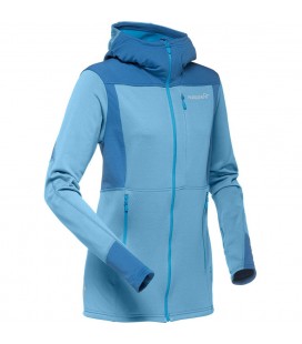 NORRONA FALKETIND WARM1 STRETCH ZIP HOODIE BLUE MOON (W)