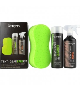 GRANGERS TENT & GEAR CLEAN & PROOF KIT: TENT CLEANER 500ML, REPEL TRIGGER SPRAY
