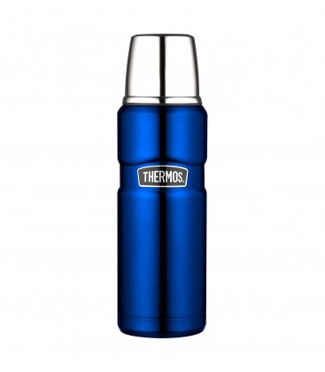 THERMOS KING BOUTEILLE 0.47L BLEU METAL