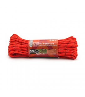 SOL CORDE MECHE INFLAMMABLE REFLECHISSANTE 50 PIEDS / FIRE LITE 550 REFLE