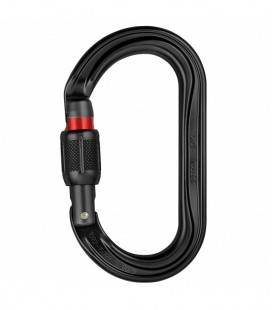 PETZL MOUSQUETON OK SCREW LOCK NOIR