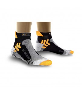 X-SOCKS RUN PERFORMANCE BLACK/ORANGE (M)